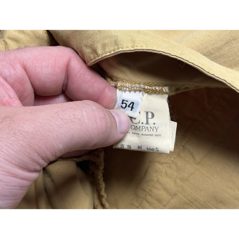 Vintage Stone Island C.P. Company 100% Cotton Pique Button Fly Pants 52 Italy - Picture 8 of 16